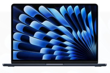 15-inch MacBook Air: Apple M4 chip with 10-core CPU and 10-core GPU, 16GB, 256GB SSD - Midnight